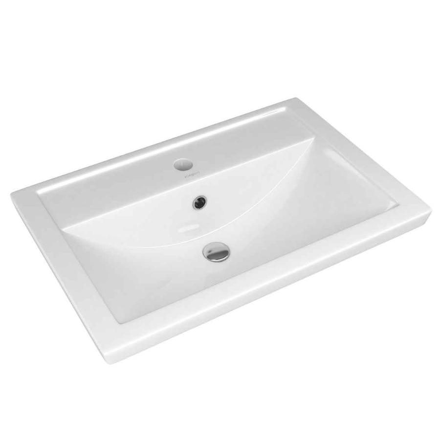 Раковина мебельная Кировит  ФОСТЕР 60 см 16413 белая в 100Kran: Широкий выбор и доступные цены.