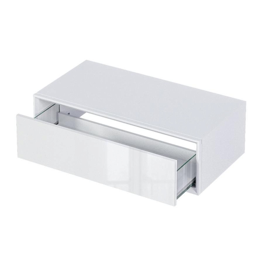 Тумба подвесная 1Marka Milacco 100П 1в.я. Pure White нижняя У83577 в 100Kran: Широкий выбор и доступные цены.