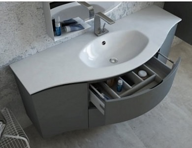 Раковина мебельная CEZARES 138 см 50155 Bianco белая в 100Kran: Широкий выбор и доступные цены.