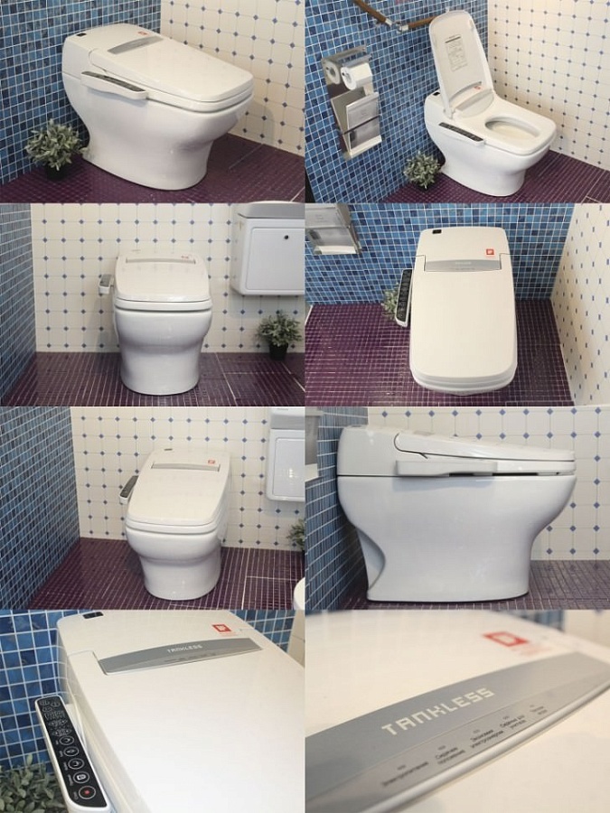Электронный унитаз-биде SensPa Tankless TCB 8600G ROUND CERAMIC в 100Kran: Широкий выбор и доступные цены.