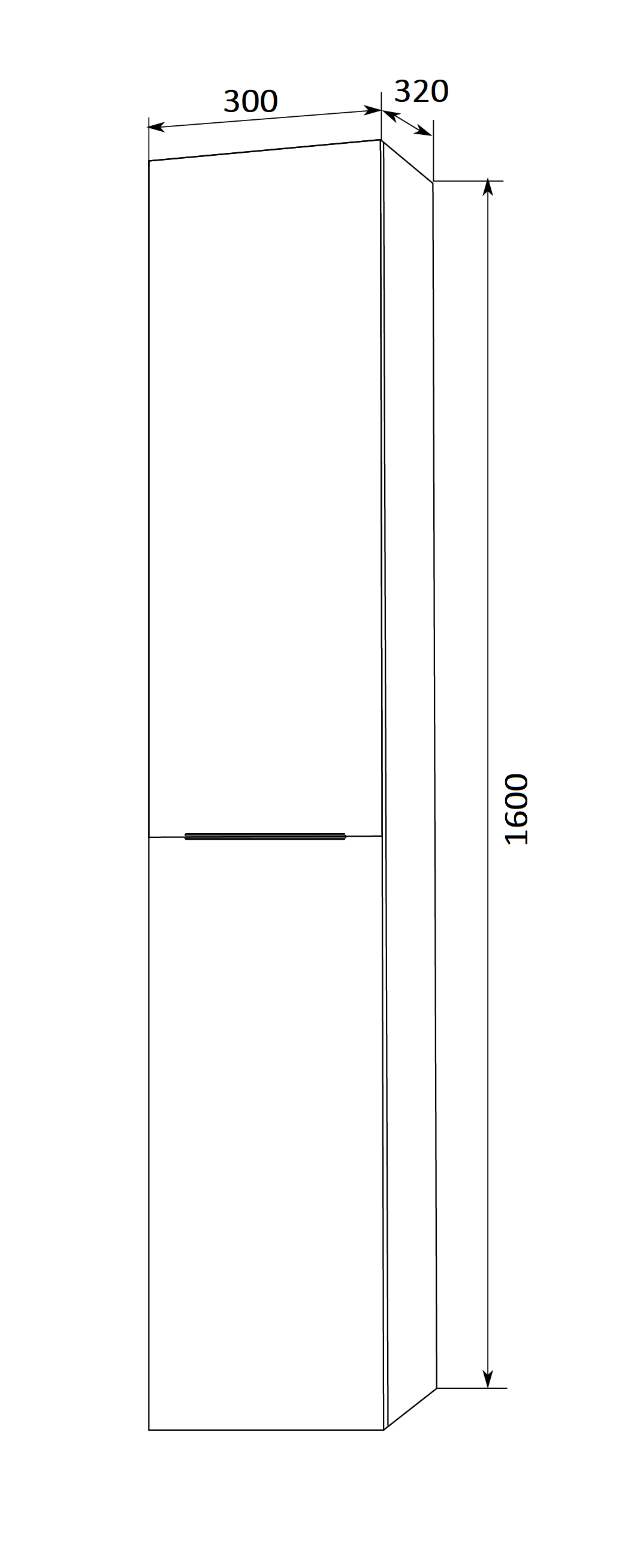 Пенал подвесной Marka One dalgo 30П 2д. Onyx R У73144 в 100Kran: Широкий выбор и доступные цены.