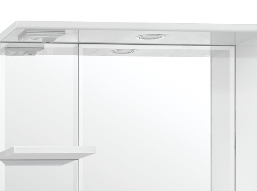 Зеркальный шкаф с подсветкой  Style Line Олеандр-2 75/С рельеф пастель ЛС-00000203 создать уют и комфорт, это просто!