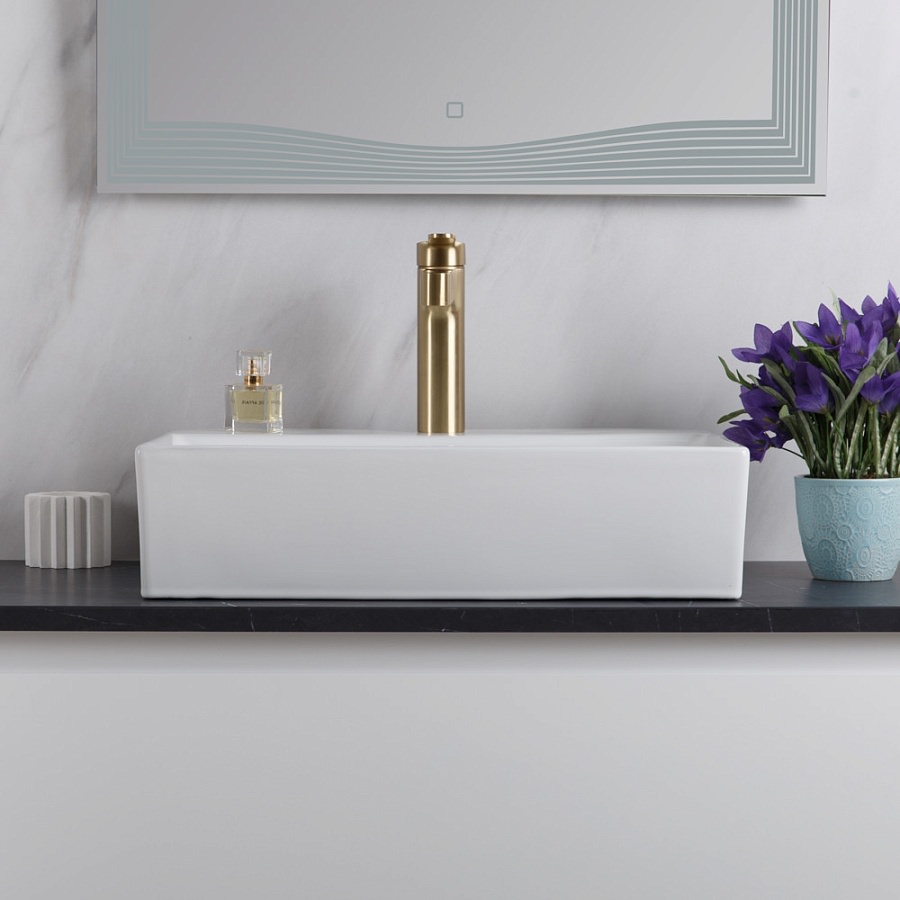 Накладная раковина BelBagno BB1340 35  см белая глянцевая в 100Kran: Широкий выбор и доступные цены.