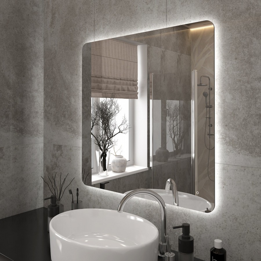 Зеркало с подсветкой Maretti Florenza FL148080P16EL 80x80 см 100Kran: Широкий выбор и доступные цены.