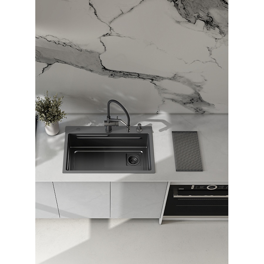 Кухонная мойка Raglo R702.7246.09 графит в 100Kran: Широкий выбор и доступные цены.