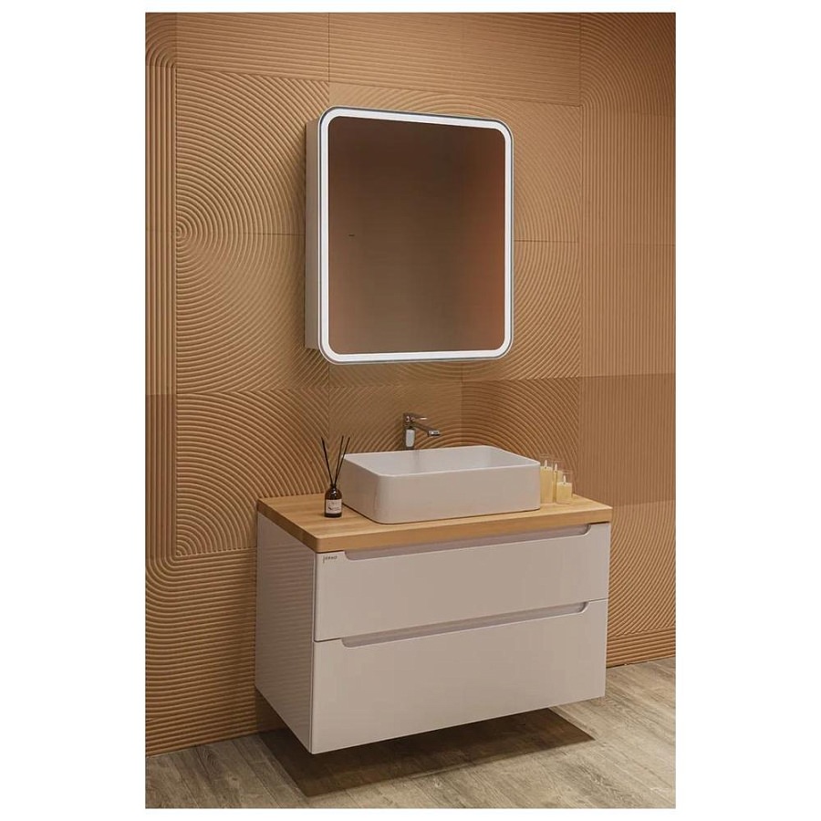 Зеркальный шкаф с подсветкой Silver Mirrors Фиджи Flip 70 ИК 70 х 80 см LED-00002977бесконтактный сенсор создать уют и комфорт, это просто!