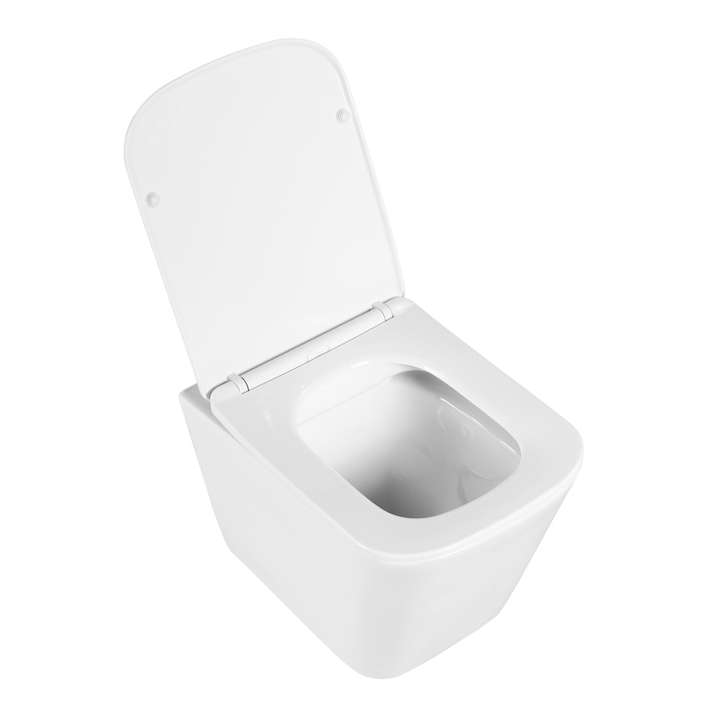 Комплект 3 в 1: Унитаз подвесной с сиденьем BelBagno DUE BB3103CHR/SC + Инсталляция для унитазов BelBagno BB002-80  с кнопкой смыва BB018-GV-BIANCO в 100Kran: Широкий выбор и доступные цены.