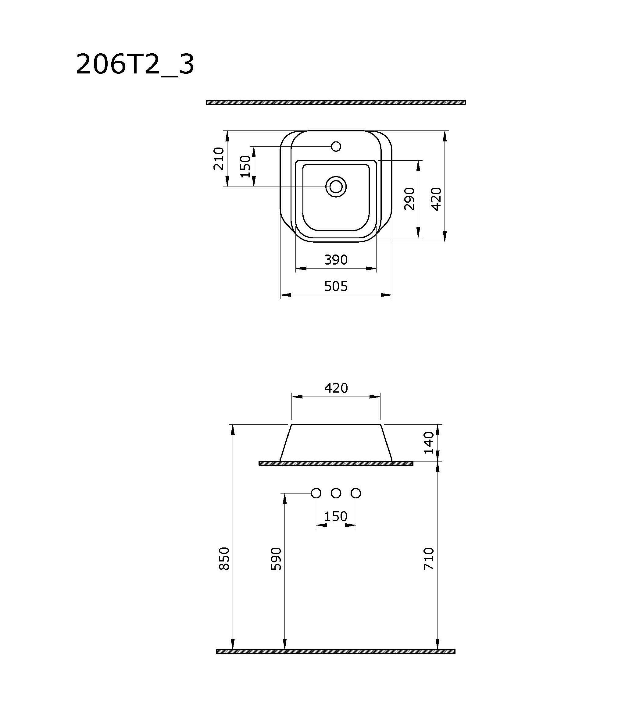 Раковина накладная Ambassador Benefit 206T20003 505*420*140 белая в 100Kran: Широкий выбор и доступные цены.