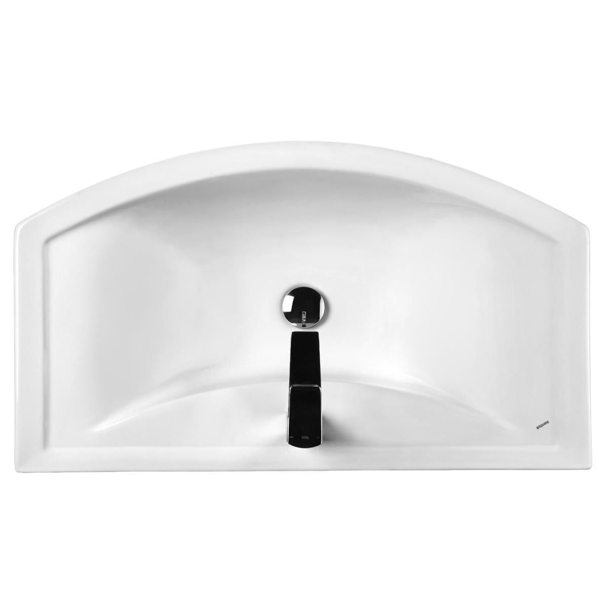 Раковина мебельная Santek Балтика 80 см белая 1.WH50.1.524 в 100Kran: Широкий выбор и доступные цены.