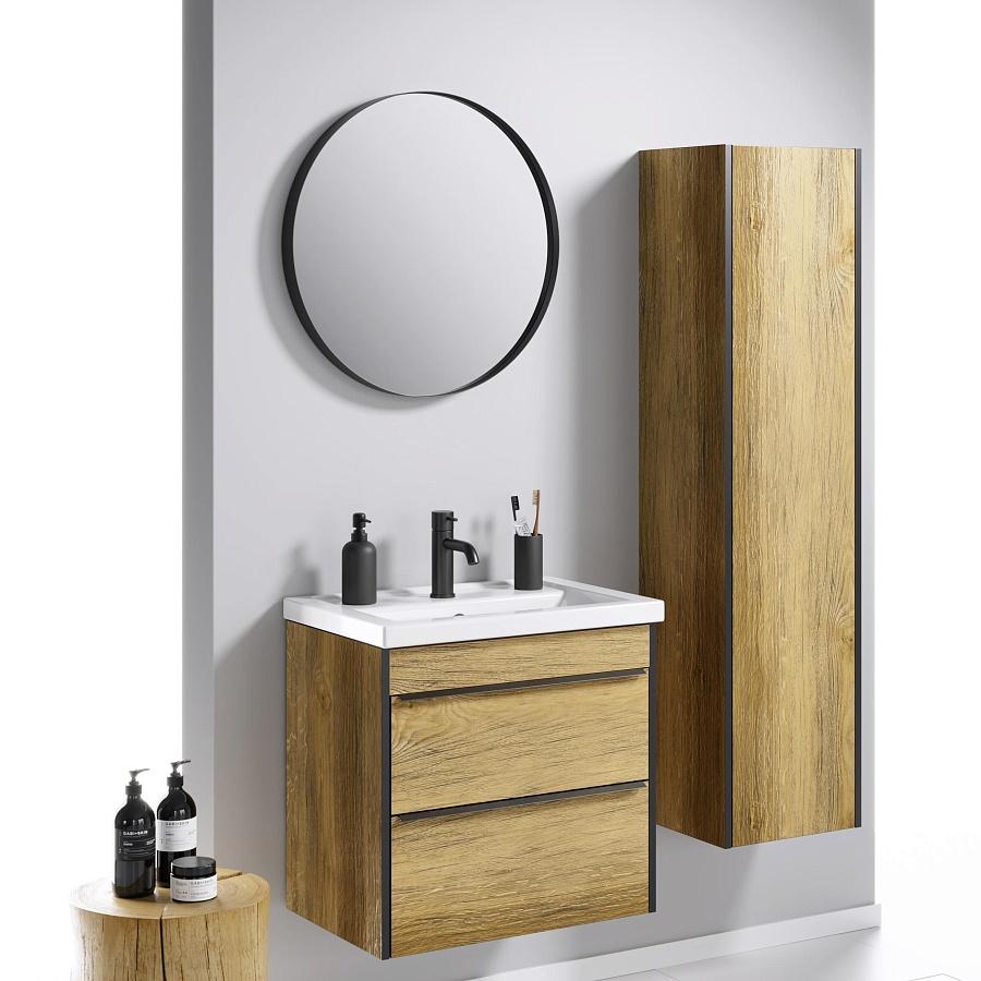 Зеркало AQWELLA RM круглое 60 см RM0206BLK черное 100Kran: Широкий выбор и доступные цены.