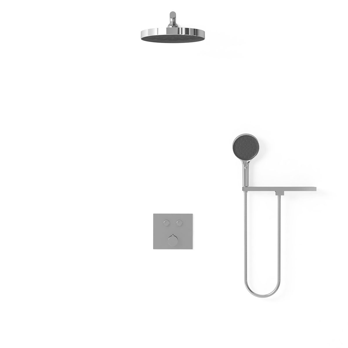 Душевая система Vincea VSFW-4I212RCH  2 режима хром в 100Kran: Широкий выбор и доступные цены.