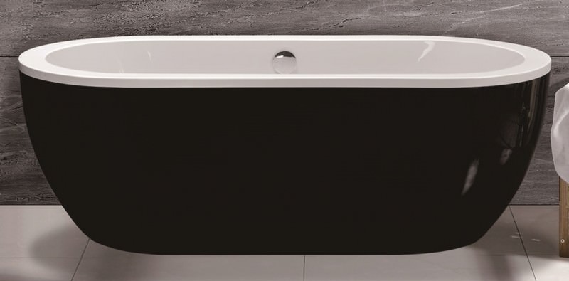 Ванна отдельностоящая акриловая ESBANO Tokyo black ESVATOKYB 170x80 черная в 100Kran: Широкий выбор и доступные цены.