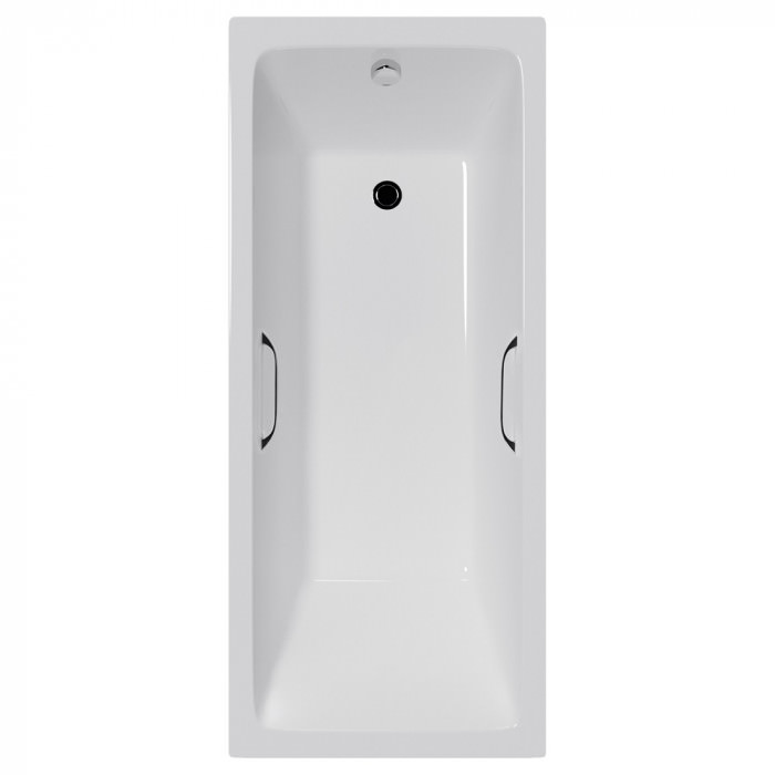 Чугунная ванна Delice Level 140х70 DLR230618R  с отверстиями под ручки. в 100Kran: Широкий выбор и доступные цены.