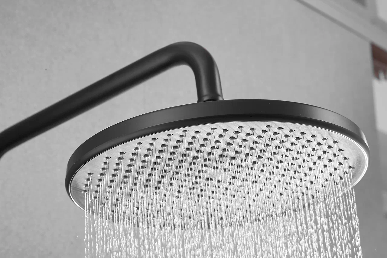 Душевая система с термостатом Rose R3996H черный в 100Kran: Широкий выбор и доступные цены.