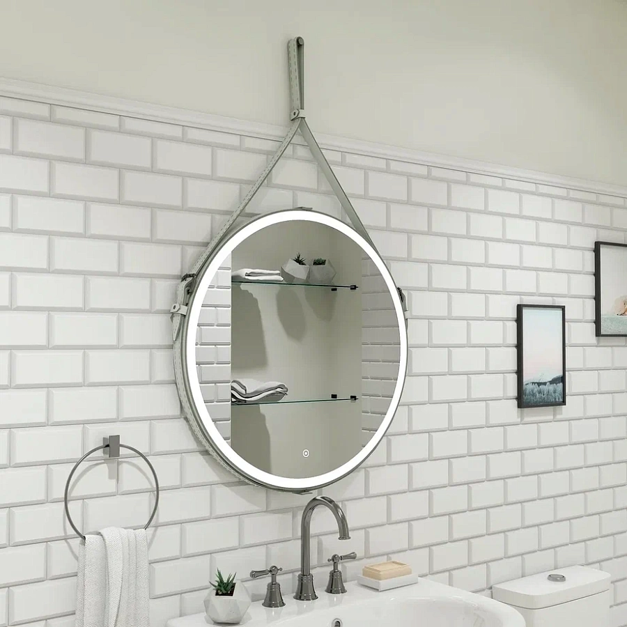 Зеркало с подсветкой Continent Milenium whaite d500 ЗЛП963 белое 100Kran: Широкий выбор и доступные цены.