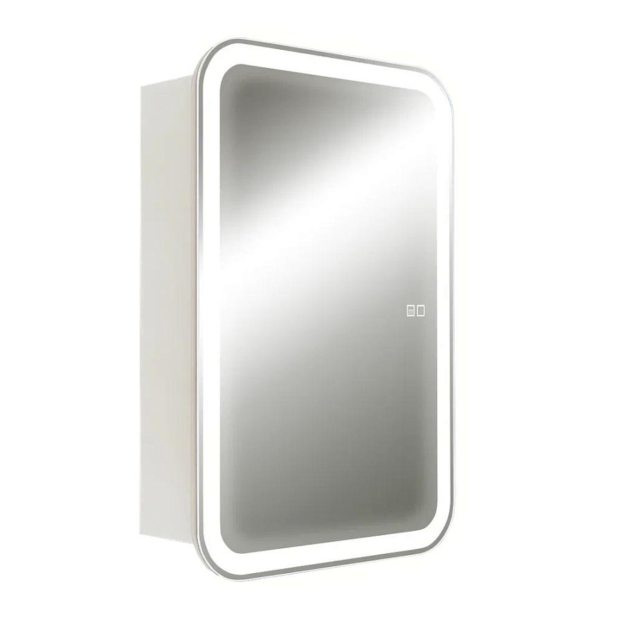 Зеркальный шкаф с подсветкой Silver Mirrors Фиджи - 2 Flip 50 х 75 см  LED-00002680 подогрев, сенсорный выключатель создать уют и комфорт, это просто!