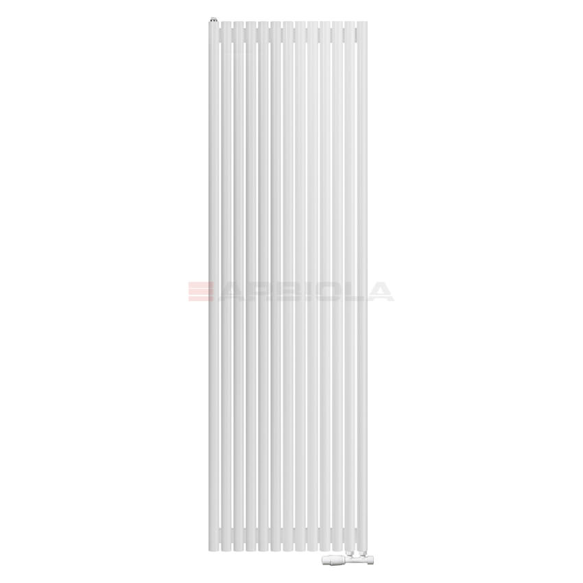 Вертикальный радиатор с нижним подключением Arbiola Iris V 108975 64,2 х 220 см белый матовый ral 9016 от интернет-магазина сантехники 100Kran!