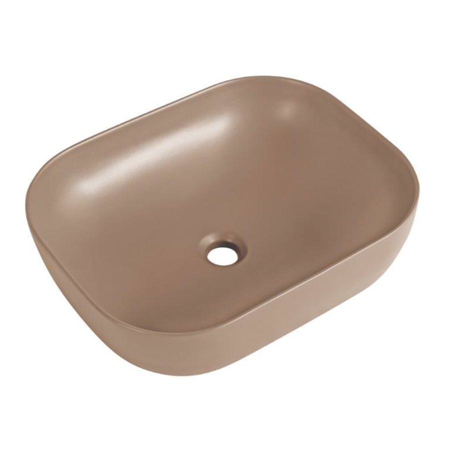 Накладная раковина BelBagno BB1302-H316 50  см бежевая матовая в 100Kran: Широкий выбор и доступные цены.