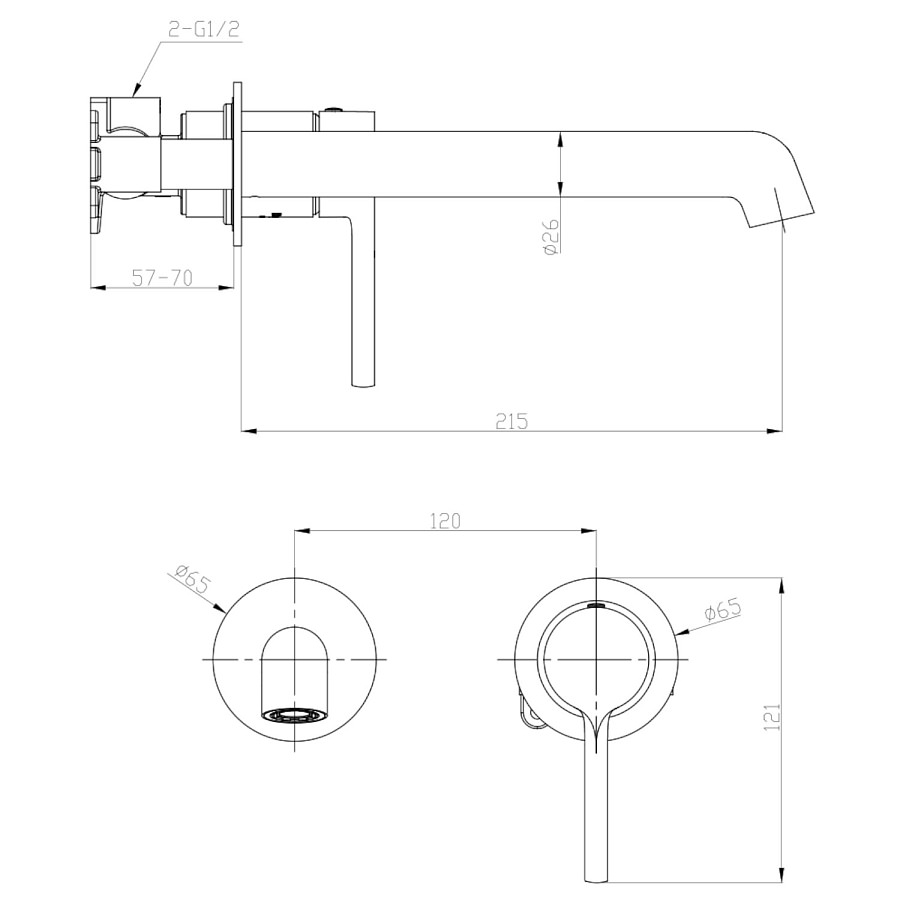 Смеситель для раковины Raglo R20.11 хром в 100Kran: Широкий выбор и доступные цены.