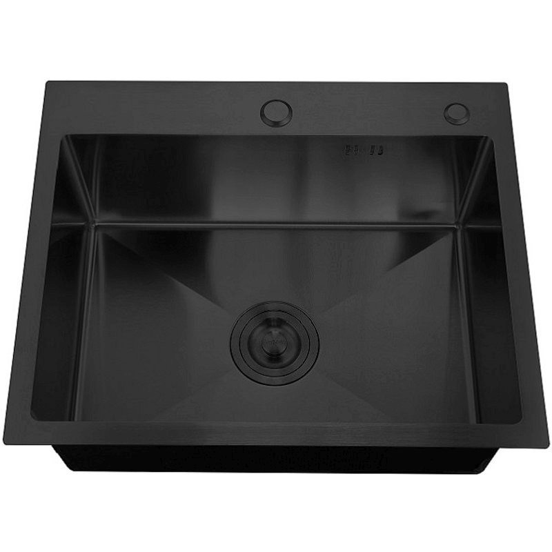 Кухонная мойка РМС 60 х 50 см MR-6050BL графит в 100Kran: Широкий выбор и доступные цены.