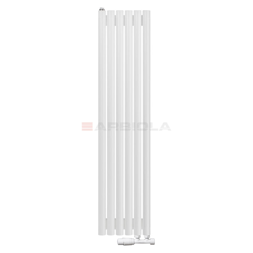 Вертикальный радиатор с нижним подключением Arbiola Iris V 108866 29,2 х 120 см ral classic от интернет-магазина сантехники 100Kran!
