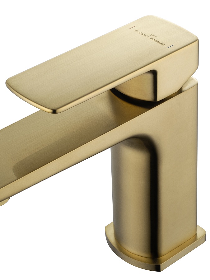 Смеситель для раковины Wonzon & Woghand EDGE WW-88139003-BG брашированное золото в 100Kran: Широкий выбор и доступные цены.