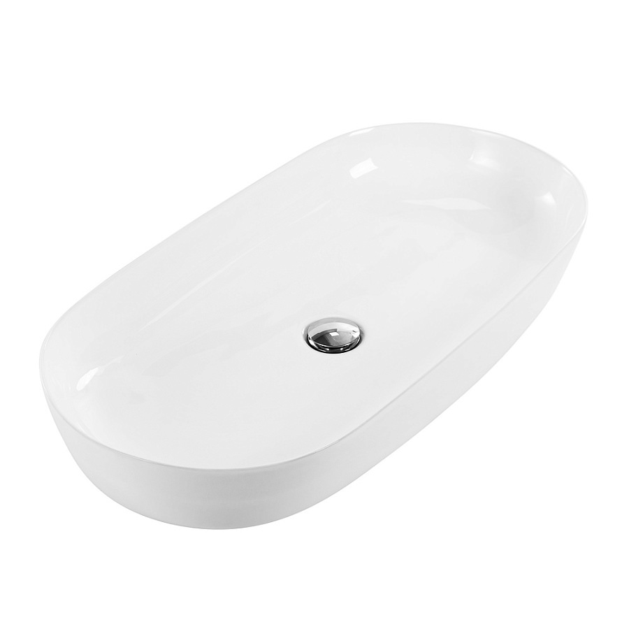 Накладная раковина BelBagno BB1349 40,5  см белая глянцевая в 100Kran: Широкий выбор и доступные цены.