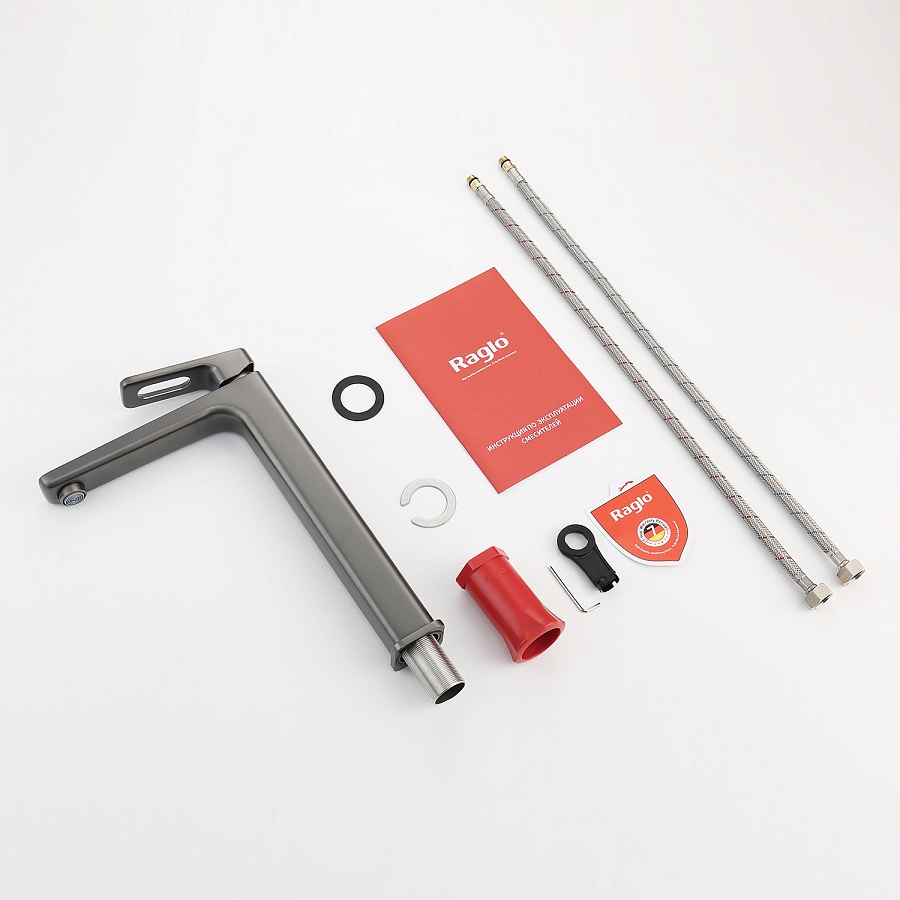 Смеситель для раковины Raglo R51.15.09 графит в 100Kran: Широкий выбор и доступные цены.