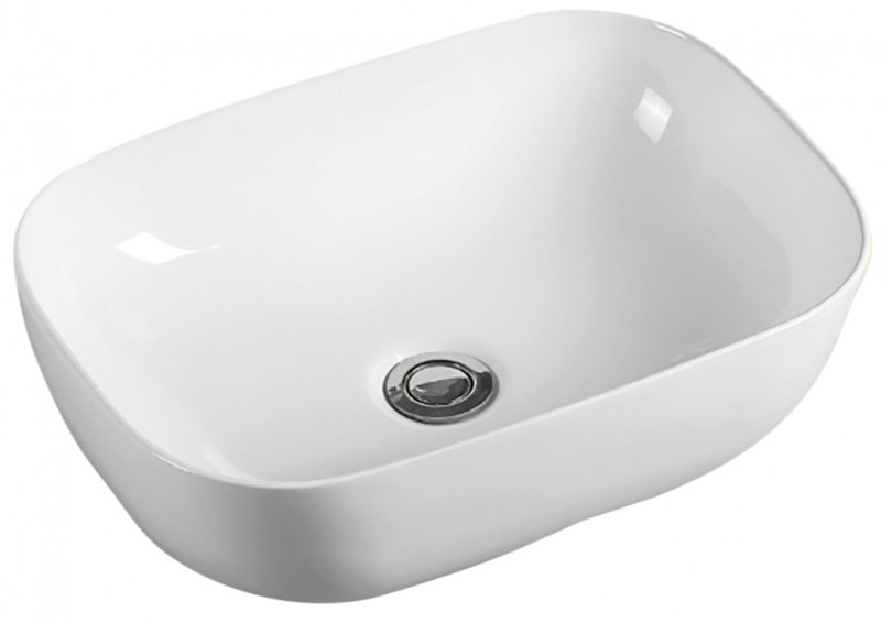 Раковина накладная ESBANO 50,5 см ESRNMART MARTEL (white) белый в 100Kran: Широкий выбор и доступные цены.