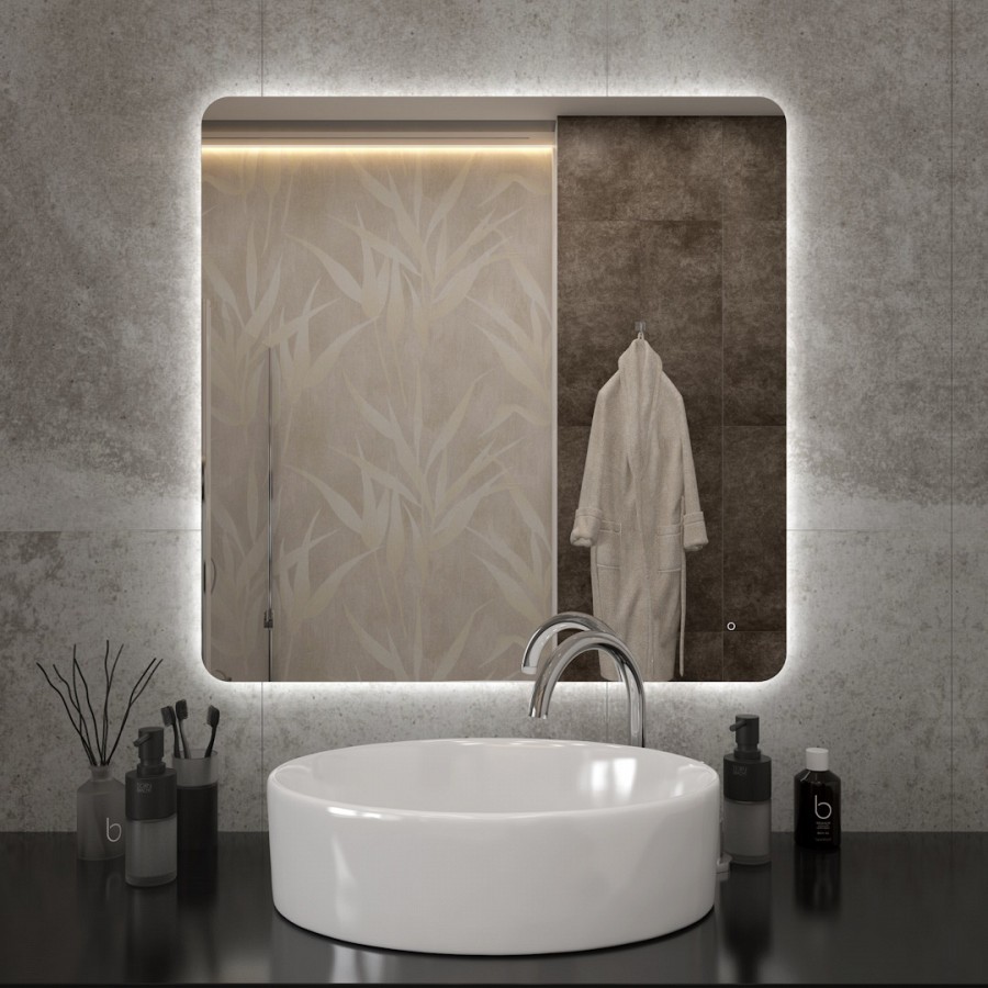 Зеркало с подсветкой Maretti Florenza FL148080P16EL 80x80 см 100Kran: Широкий выбор и доступные цены.