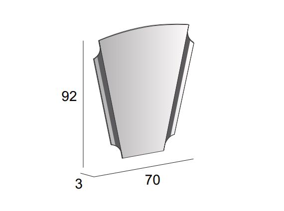 Зеркало с подсветкой CEZARES 45020 70 х 92 см 100Kran: Широкий выбор и доступные цены.