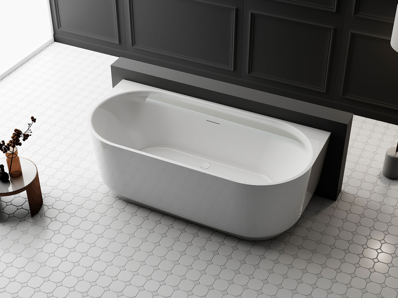 Ванна акриловая Vincea VBT-621B 1700*800*580 цвет белый в 100Kran: Широкий выбор и доступные цены.