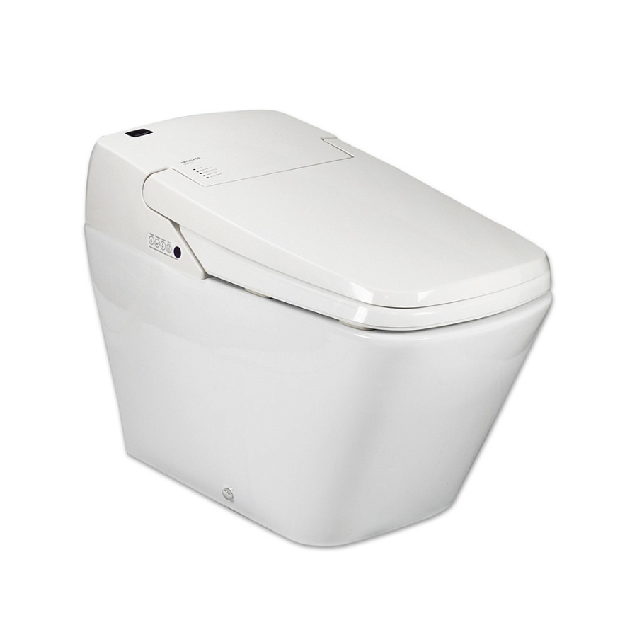 Электронный унитаз биде SensPa Tankless TCB 080SA ROUND CERAMIC с ночной подсветкой в 100Kran: Широкий выбор и доступные цены.