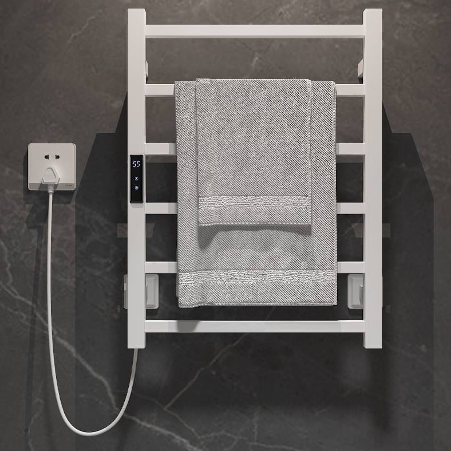 Полотенцесушитель электрический Maxonor Pure life PL-TRE02-45-6-8 450x600 левый белый матовый в 100Kran: Широкий выбор и доступные цены.