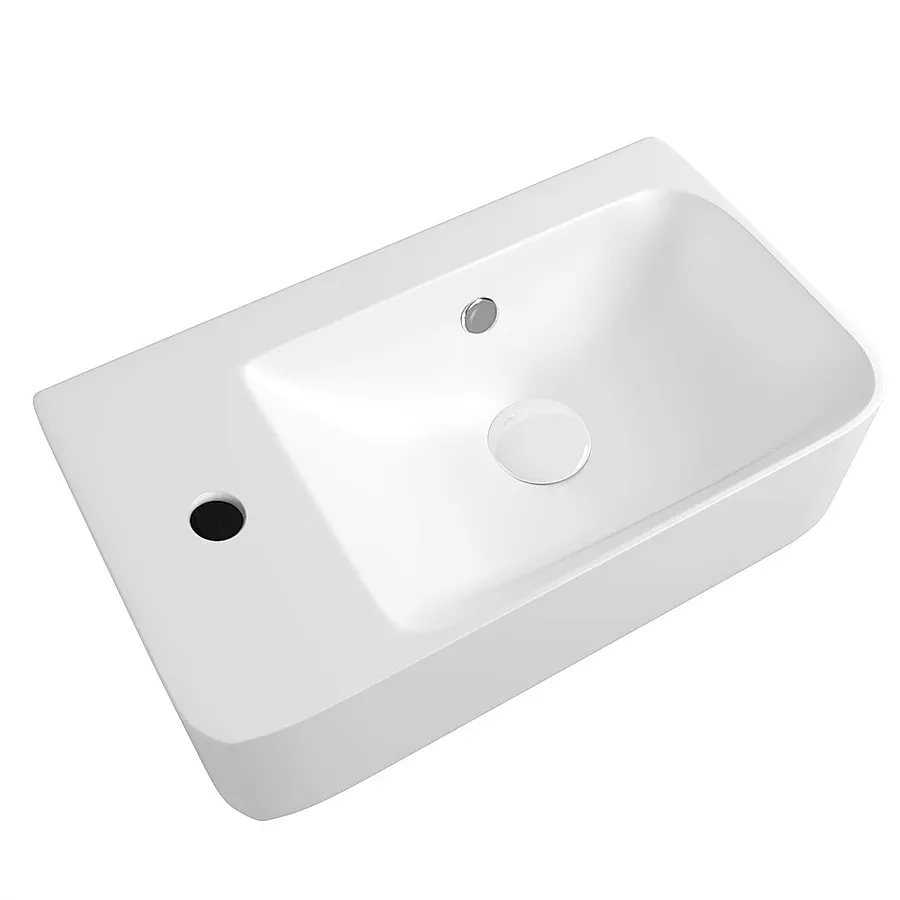 Раковина подвесная Maretti Aria AR13PD84-844 белая в 100Kran: Широкий выбор и доступные цены.