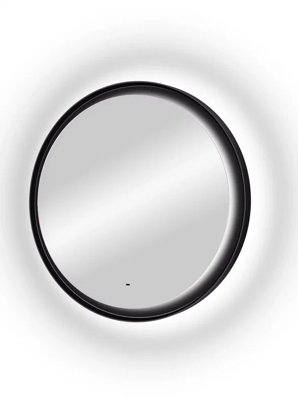 Зеркало с подсветкой "Planet black Led" D 1000 с бесконтактным сенсором 100Kran: Широкий выбор и доступные цены.