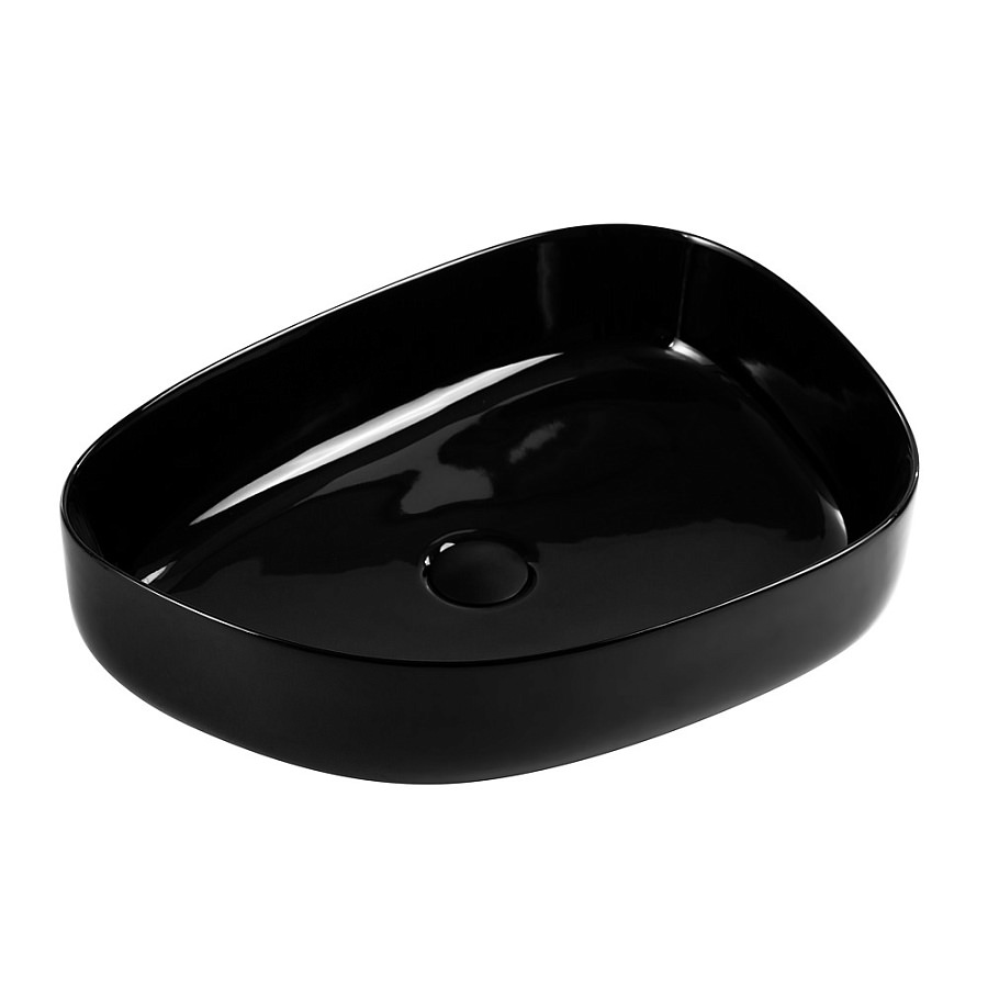 Накладная раковина BelBagno BB1435-NERO 41,5  см черная в 100Kran: Широкий выбор и доступные цены.