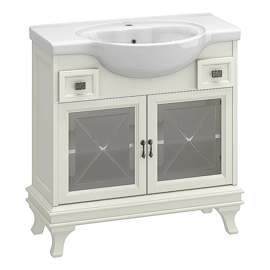 Тумба Opadiris Борджи 85 00-00006742 слоновая кость в 100Kran: Широкий выбор и доступные цены.