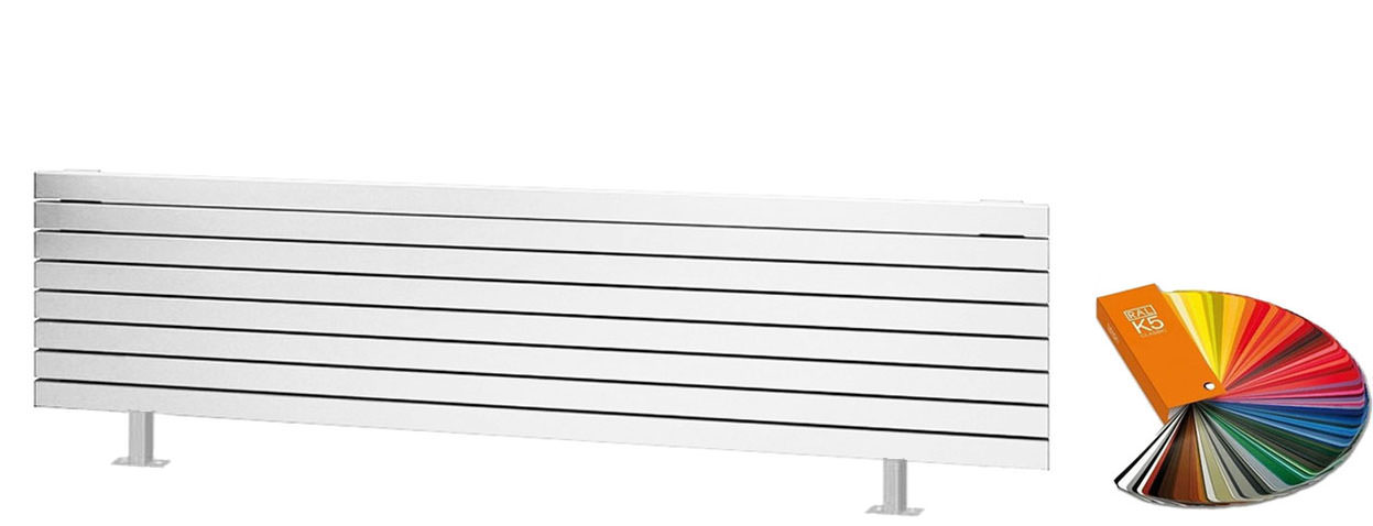 Горизонтальный радиатор с боковым подключением напольный Arbiola Gorizont Liner HZ 91564 175 х 28 см ral classic от интернет-магазина сантехники 100Kran!