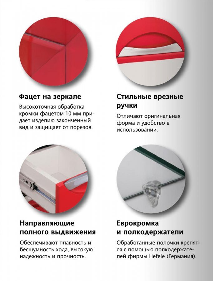 Зеркальный шкаф с подсветкой  Style Line Жасмин 60/С белый ЛС-00000040 создать уют и комфорт, это просто!