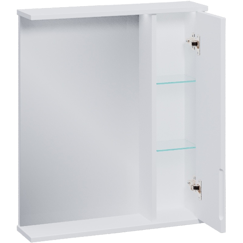 Зеркальный шкаф с LED подсветкой Volna Lake 70 правое zsLAKE70.R-01 белый создать уют и комфорт, это просто!