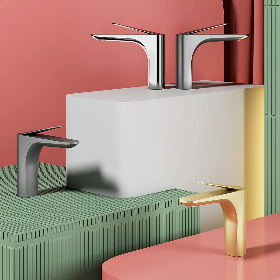 Смеситель для раковины Raglo R21.10.06 черный в 100Kran: Широкий выбор и доступные цены.