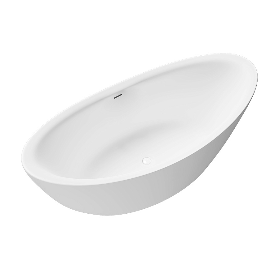 Ванна отдельностоящая Grossman Galaxy GR-1402M 180х85х65 см белый матовый в 100Kran: Широкий выбор и доступные цены.