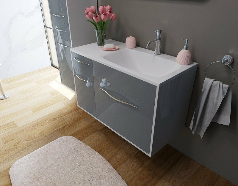 Раковина мебельная Эстет Барселона 90 R правая ФР-00003478 белая в 100Kran: Широкий выбор и доступные цены.