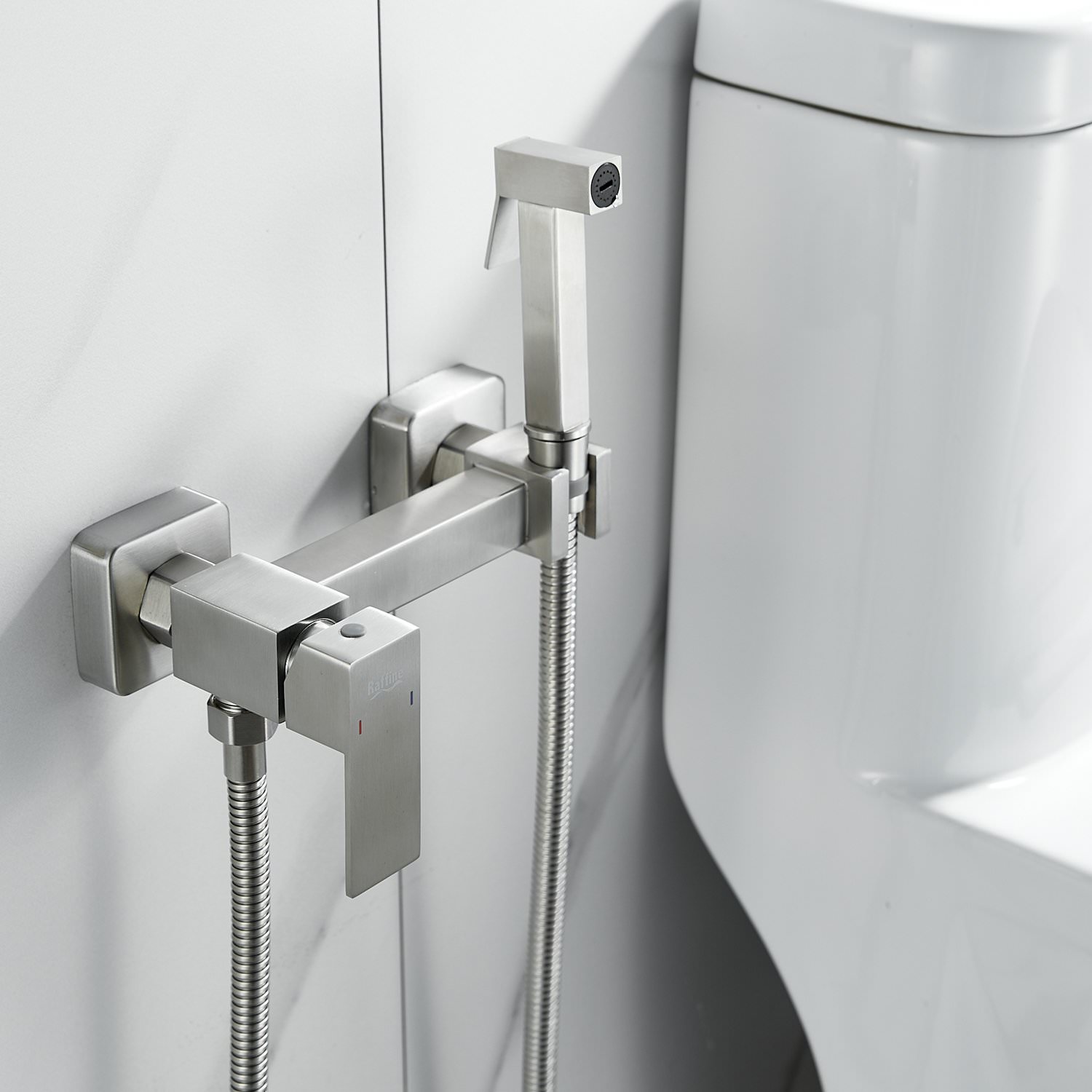 Гигиенический душ со смесителем Raffine F237L сатин в 100Kran: Широкий выбор и доступные цены.