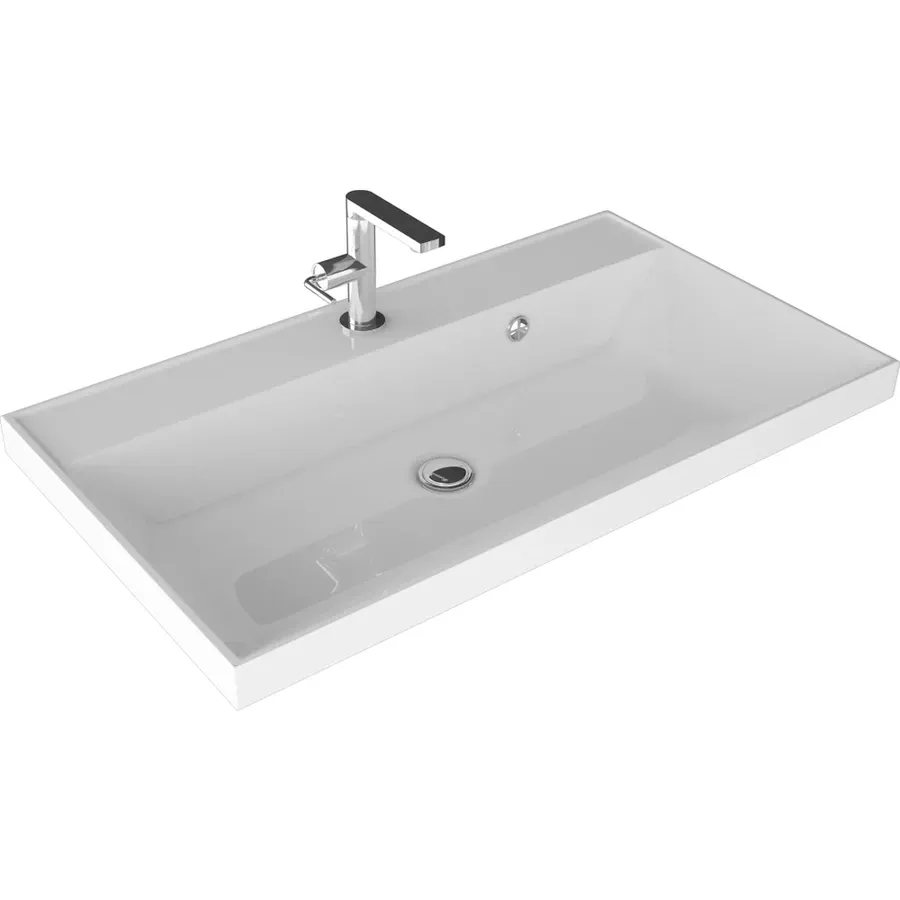 Раковина мебельная Style Line Andrea Classic 80 см ЛС-00000723 белая в 100Kran: Широкий выбор и доступные цены.