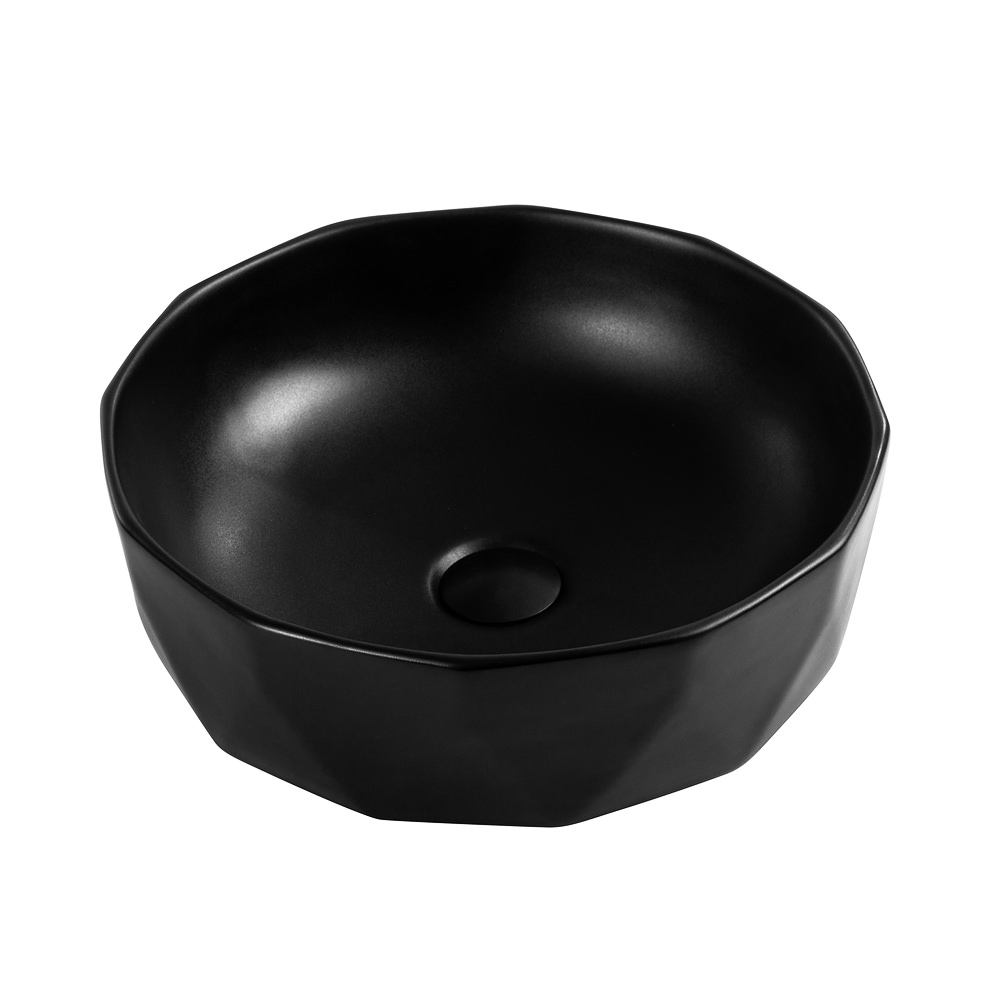 Накладная раковина BelBagno BB1409H301 41  см черная глянцевая в 100Kran: Широкий выбор и доступные цены.