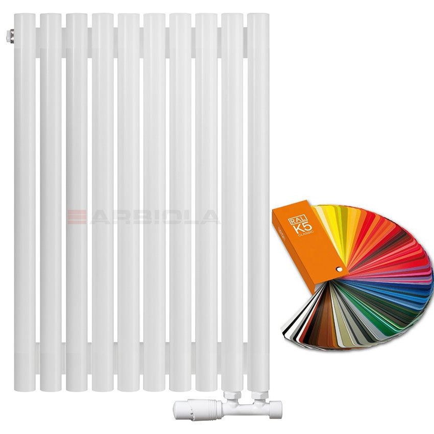 Вертикальный радиатор с нижним подключением Arbiola Iris V 96752 49,2 х 75 см ral classic от интернет-магазина сантехники 100Kran!