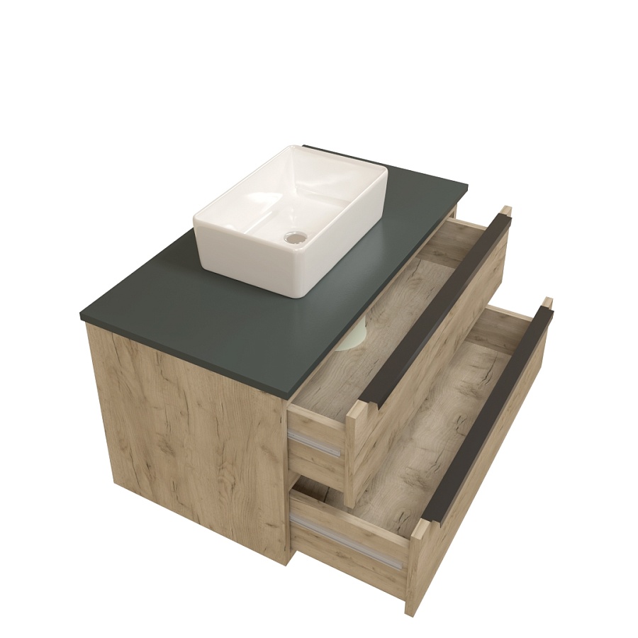 Раковина накладная Maretti Umbria UM13NS40-844 38 см белая в 100Kran: Широкий выбор и доступные цены.