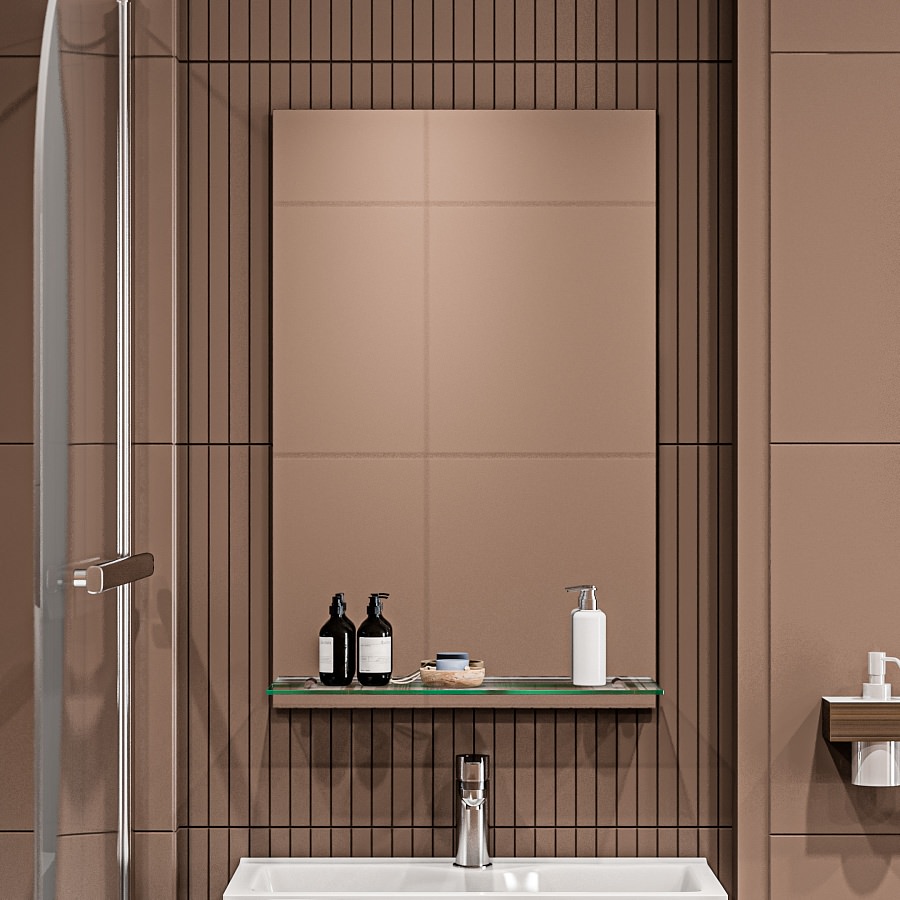 Зеркало  Уют 60 с полочкой У25370 100Kran: Широкий выбор и доступные цены.